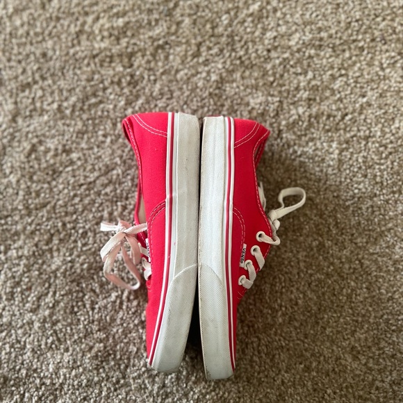 Authentic Red Vans - Picture 6 of 9